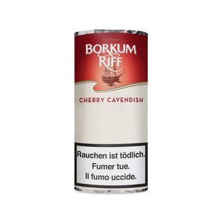 NP1009 BorkumRiff PfeifenTabak Beutel - Cherry Cavendish (5 x 42.5g)