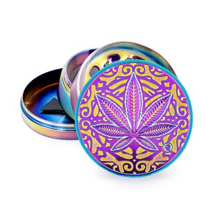 FireFlow Grinder Metal 60mm - 4Parts Icy Trance Leaf (1 Stk)