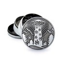 FireFlow - Metal Grinder 6cm 4P - Silver - 420 Aliens (1...