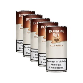 BorkumRiff PfeifenTabak Beutel - Malt Whisky (5 x 42.5g)