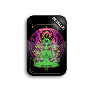 FireFlow - Rolling Tray - M - Trippy Alien - 27.5cm x 17.5cm (1 Stk.)