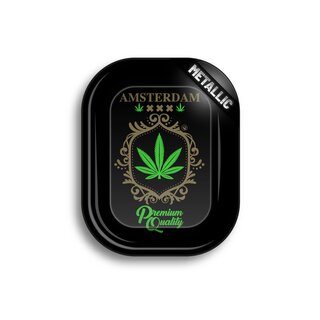 FireFlow - Rolling Tray - S - Adam Leaf Gold - 14cm x 18cm (1 Stk.)