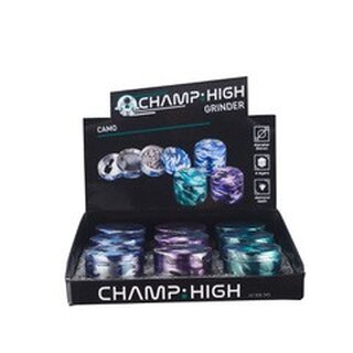 ChampHigh Grinder Alu 50mm - 4Parts Camouflage (1 x 9Stk)