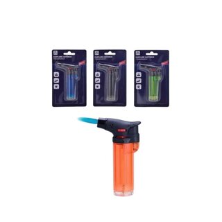 Easy Torch Feuerzeug im Blister - Jetflame Blue mit Nachf�llgasflasche (24 Stk.)