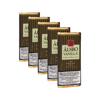 Alsbo PfeifenTabak Beutel - Vanilla (5 x 50g)
