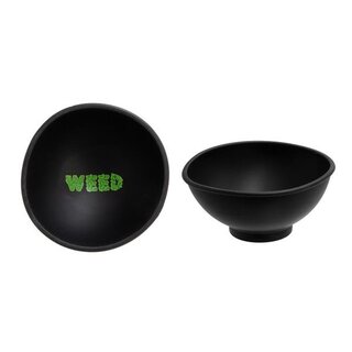 Mischschale Silikon - Weed Black (7cm x 3cm)