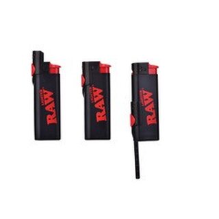 RAW Feuerzeug Jetflame Blue - Phoenix Lighter Black (1 x 30Stk)