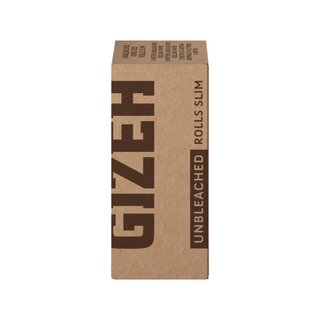 GIZEH Rolls Slim - Unbleached (20 x 5m)