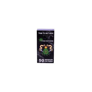 Highstore FilterTips - Black (50 x 60Stk)