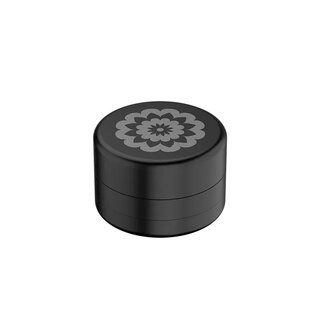 FlowerMill Grinder Alu 51mm - 3Parts Standard Black (1 Stk)