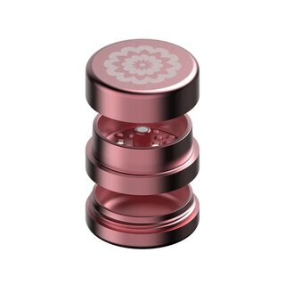 FlowerMill Grinder Alu 51mm - 3Parts Standard Pink (1 Stk)
