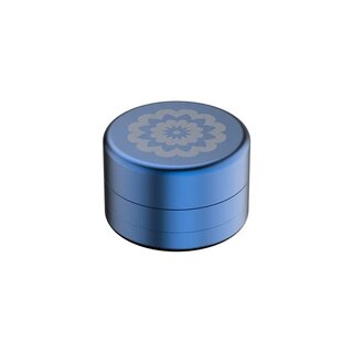 FlowerMill Grinder Alu 64mm - 3Parts Standard Blue (1 Stk)
