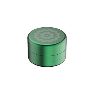 FlowerMill Grinder Alu 64mm - 3Parts Standard Green (1 Stk)