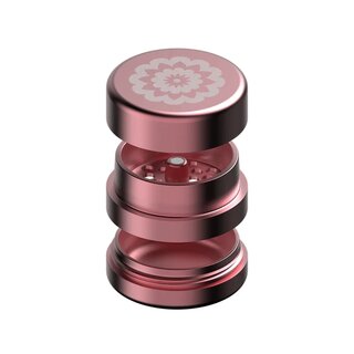 FlowerMill Grinder Alu 64mm - 3Parts Standard Pink (1 Stk)