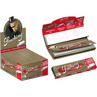 Smoking KingSize +Tips - Gold (24 x 33Stk)