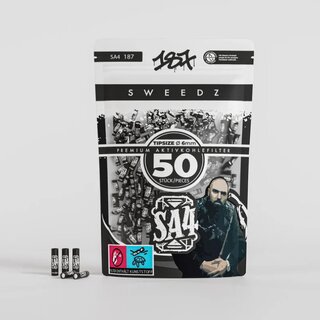 Medusa x 187 Sweedz ActiveFilter 6mm - Sa4 (1 x 50Stk)