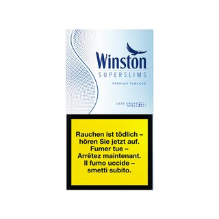 Winston Zigaretten Box SuperSlims - Silver (10 x  20Stk)