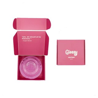 Glossy Aschenbecher - Pinkl 11cm (1 Stk)
