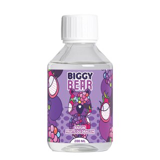 Biggy Bear - Liquid (0mg/200ml) Raisin Fruits du Dragon
