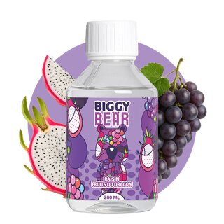 BiggyBear Liquid 0mg - Raisin Fruits du Dragon (1 x 200ml)