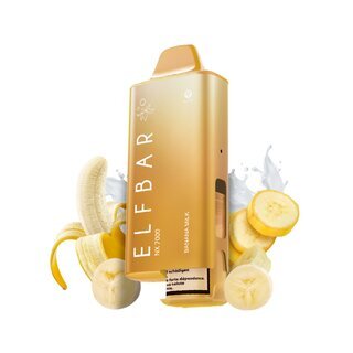 ElfBar VapeKit 20mg - NX7000 Banana Milk (1 Stk)