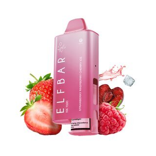 ElfBar VapeKit 20mg - NX7000 Strawberry Raspberry Cherry Ice (1 Stk)