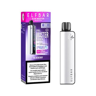 ElfBar VapeKit - ELFAMaster Silver & Blueberry (1 Stk)