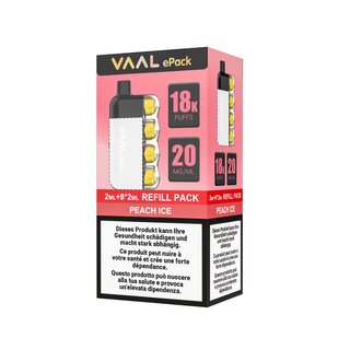 Vaal VapePod 20mg - EPack Peach Ice (1 Stk)