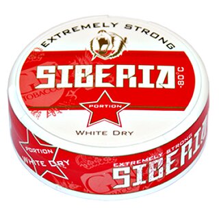 Siberia Snus 80Degree - XStrong White Dry Rot (1 x 16g)