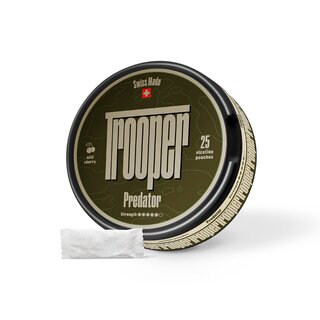Trooper Snus 15mg - Predator Wild Cherry (1 Stk)