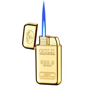 Champ Feuerzeug Jetflame Blue - Goldbar (1 x 12Stk)