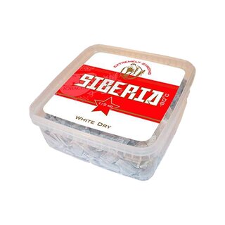 Siberia Snus X-Strong WhiteDry - 80degree Rot (1 x 500g)