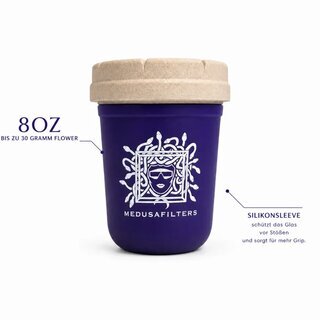 MedusaFilters RE:STASH Jar - Violet 8oz (1 Stk)