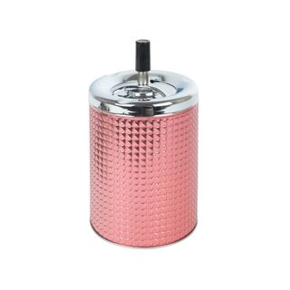Drehaschenbecher Biggy 11x20cm - Ros� (1 Stk)