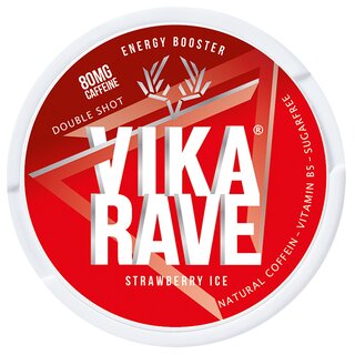 VIKA Rave Snus 80mg - Strawberry Ice (1x 12g)