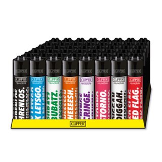 Clipper Feuerzeug Softflame - Ehrenlos Impact (1 x 48Stk)