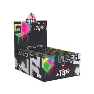 GIZEH KingSize Slim +Tips - Drip Edition (26 x 34Stk)