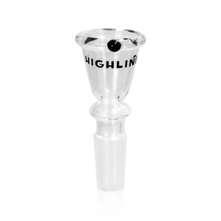 Glaskopf f�r Bong - Transparent 19 mm Schliff (1 Stk)