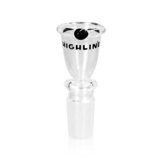 Glaskopf f�r Bong - Transparent 14,5 mm Schliff (1 Stk)
