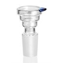 Glaskopf f�r Bong - Stufen transparent 19mm Schliff (1 Stk)