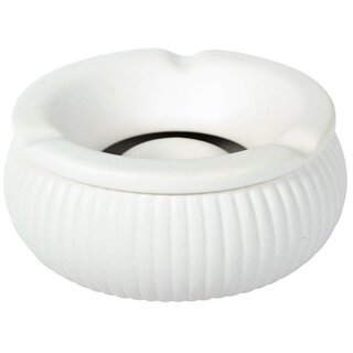 Windaschenbecher Keramik 15cm - Antik weiss (1 Stk)