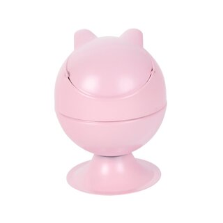 Kippaschenbecher Metall 7cm -  pink (1 Stk)