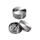 Blackleaf Grinder Metal 49mm - 2Parts BL Silver (1 Stk)