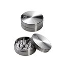 Metall Grinder 2-teilig 49mm BL Silver