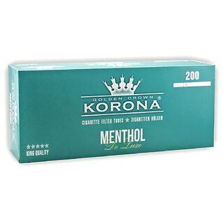NP0904 Korona Zig. Hlsen Deluxe Menthol (200 Stk.)