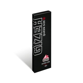 GIZEH QueenSize - Black (25 x 50Stk)