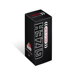GIZEH Rolls Slim - Black (20 x 5m)