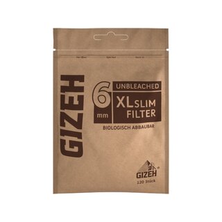 GIZEH Unbleached XL Slim Filter (10 x 120 Stk.)