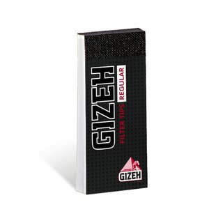GIZEH FilterTips Regular - Black (24 x 35Stk)