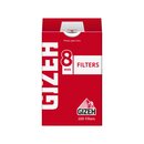 GIZEH SlimFilter 8mm - Fein (10 x 100Stk)